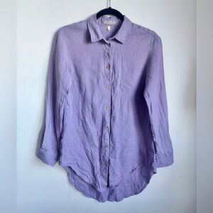 Linen ID Studio 100% Linen Button-Down Shirt